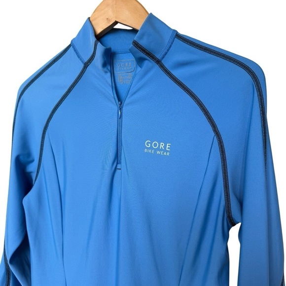 Gore Bike Wear Tops - GORE Bike Wear Women's Long Sleeve Cycling Jersey Blue L Performance Stretch